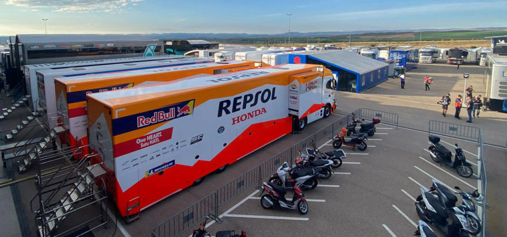 Repsol MotoGP Paddock